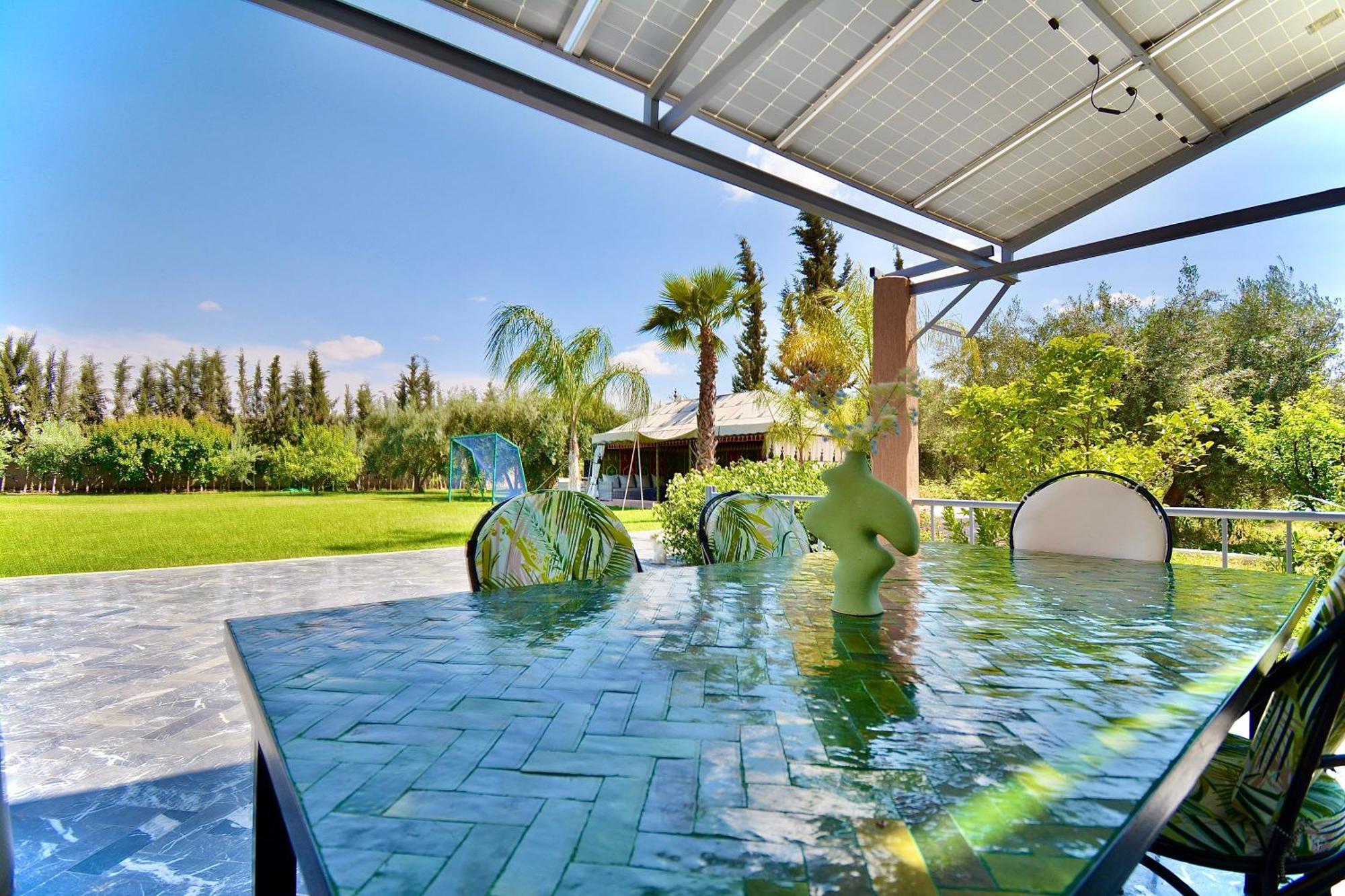 Ferme De Vacances Avec Une Grande Villa A Marrakech Marrakesch Exterior foto