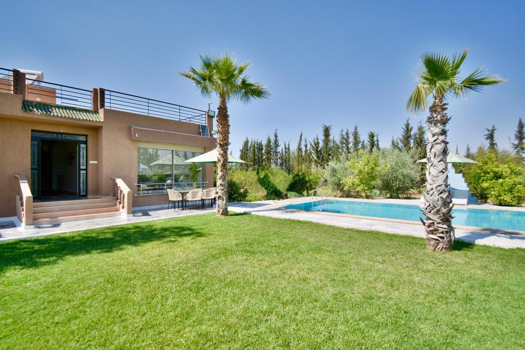 Ferme De Vacances Avec Une Grande Villa A Marrakech Marrakesch Exterior foto